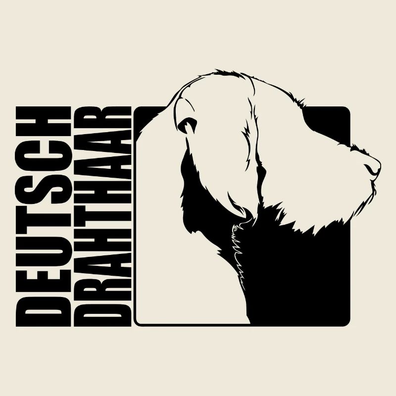Deutsch Drahthaar Profil Hunde Jagdhund Wilsigns