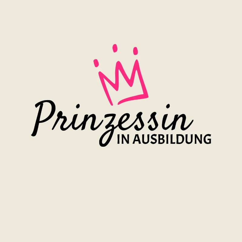 Prinzessin in Ausbildung mit Krone