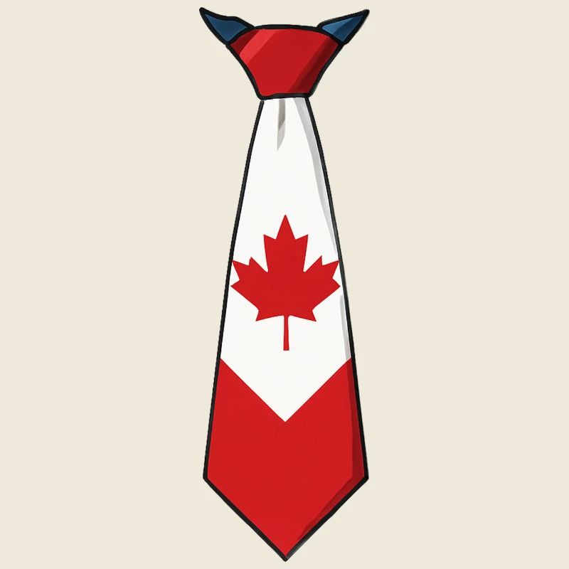 Canada Tie – Flaggendesign