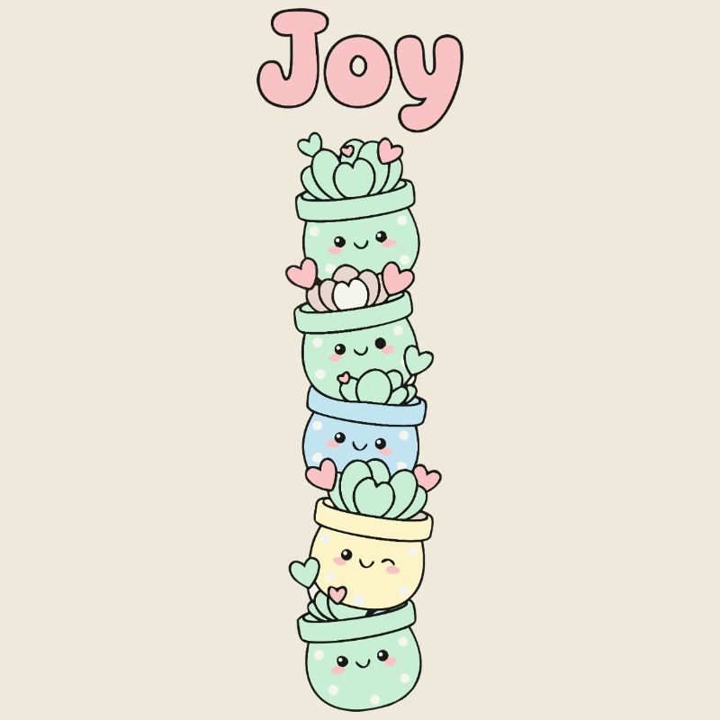 Joy Succulent Cactus Cute