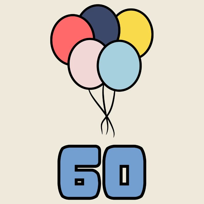 60. 60 ANS. 60e ANNIVERSAIRE. ANNIVERSAIRE 60 ANS.