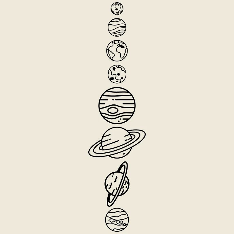 Planètes du système solaire – Espace du système solaire
