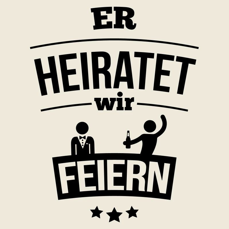 Er heiratet, wir feiern!