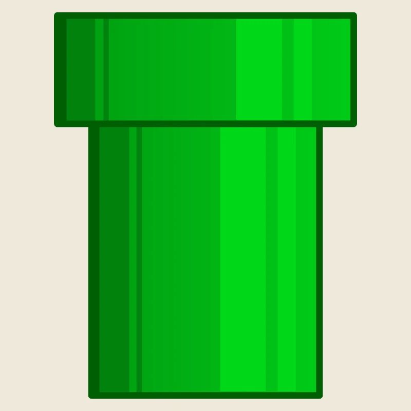 Tube vert Pixel