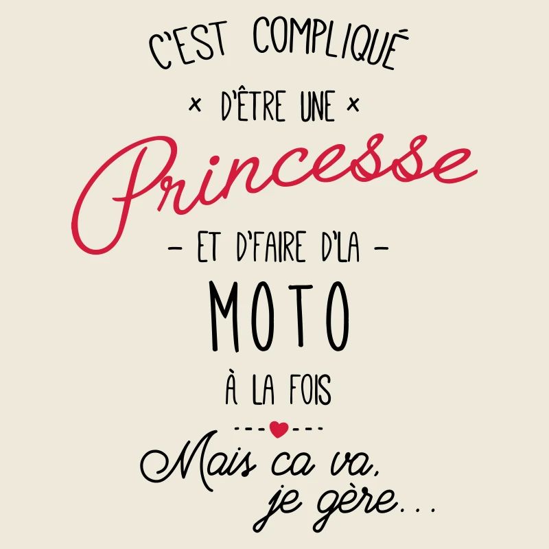princesse et Moto
