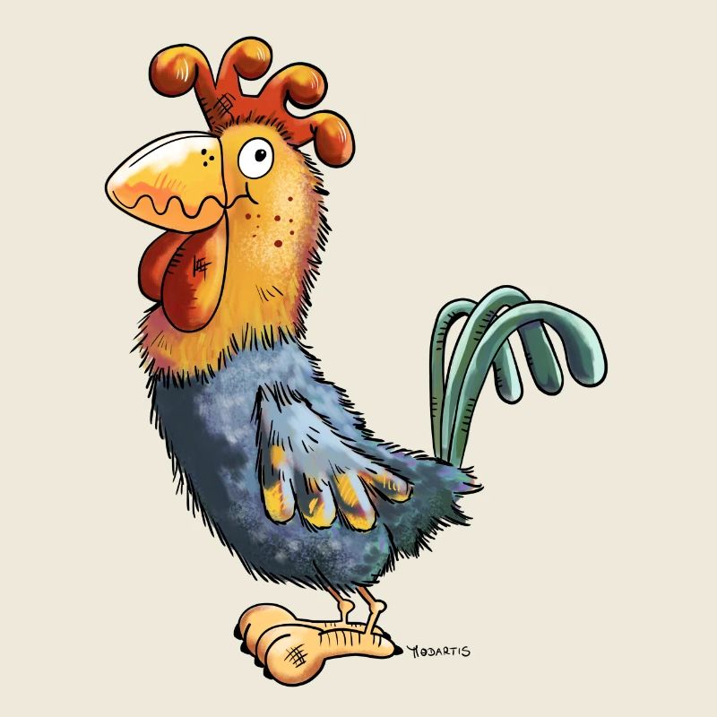 Funny Rooster