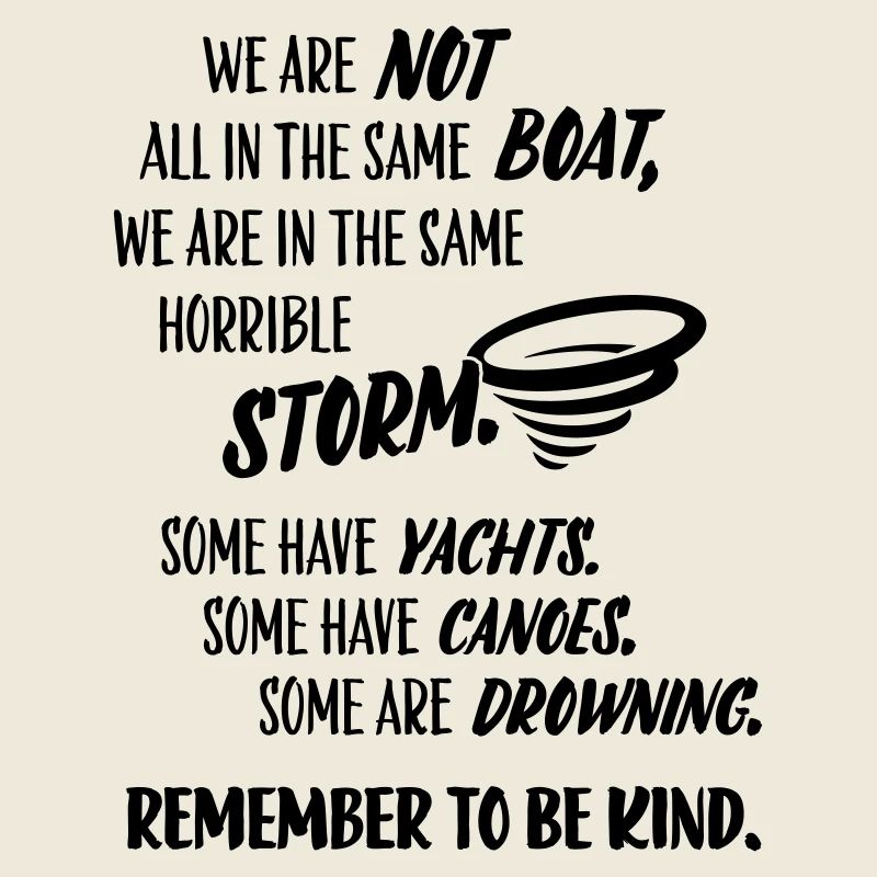 Remember to be kind – message humor