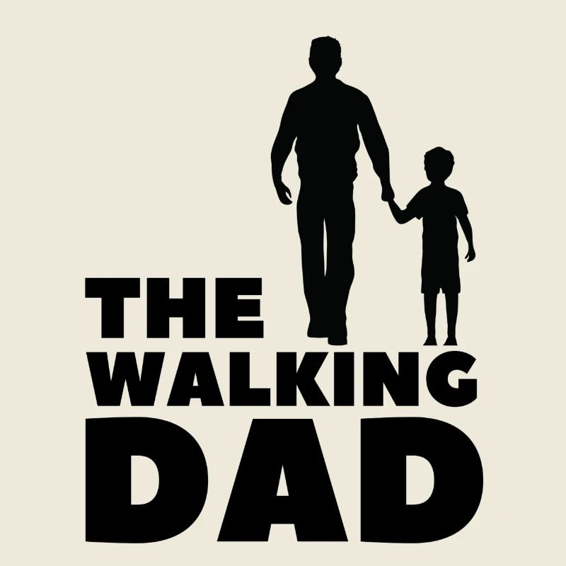 Eltern Kind Silhouette Hand in Hand