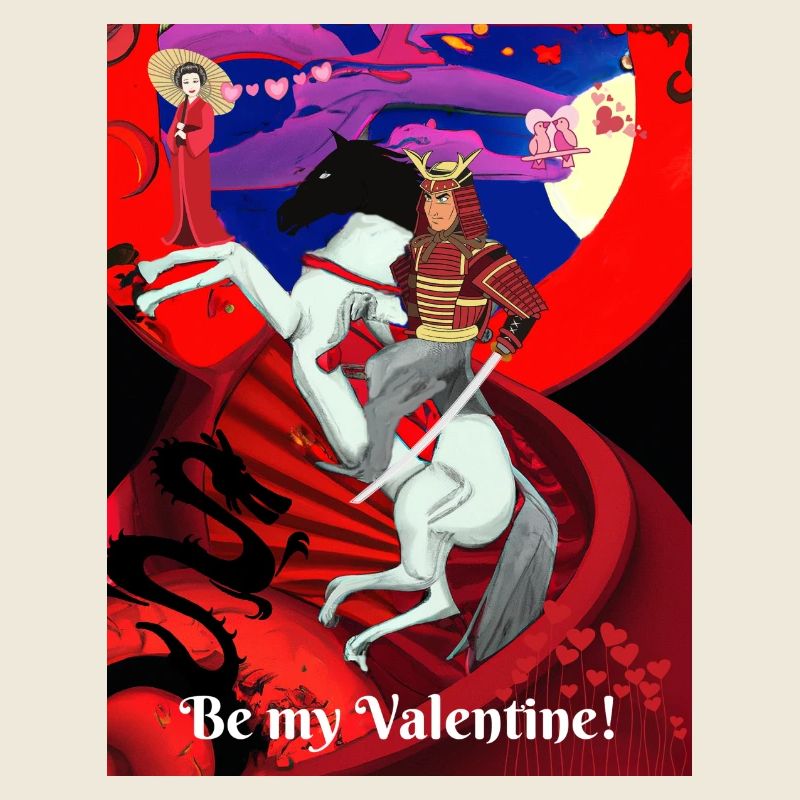 Asia - Samurai is looking for his Valentine!