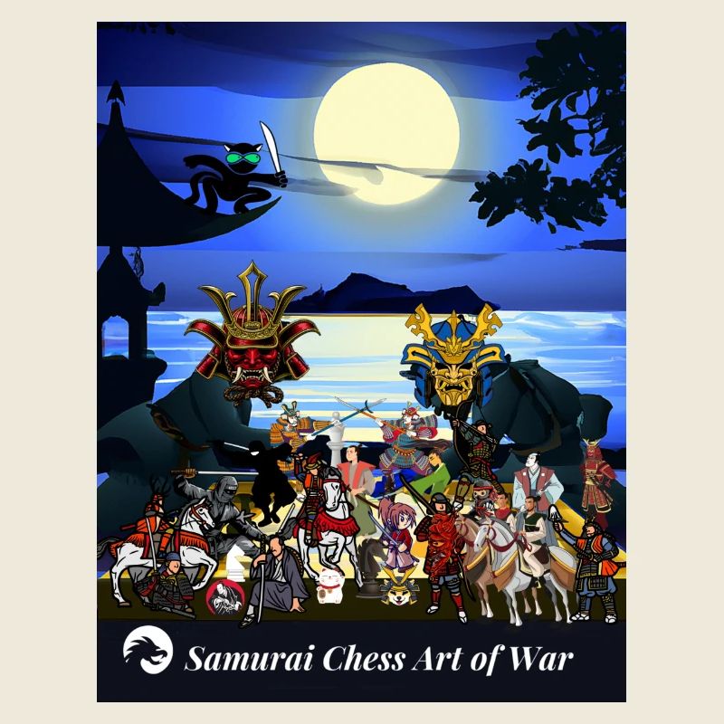 Jeu de combat d’échecs samouraï Samouraï Art of War