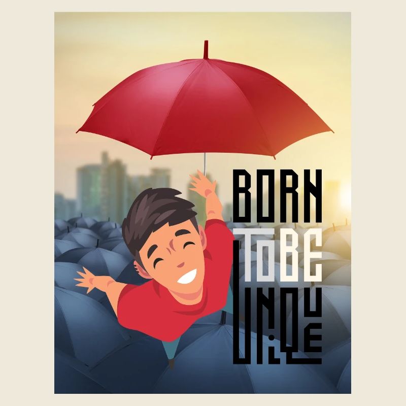Geboren, um einzigartig zu sein T-Shirt Be unique