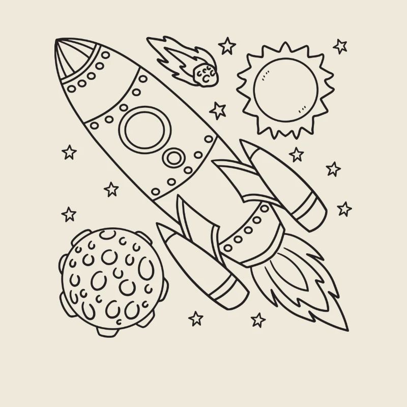 Vaisseau spatial fusée