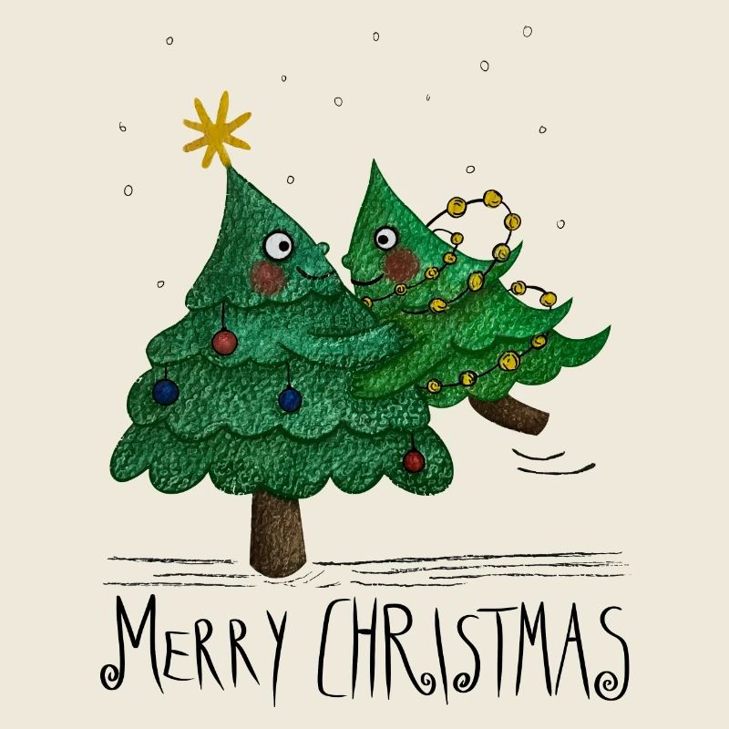 Arbre de Noël Amour Joyeux Noël