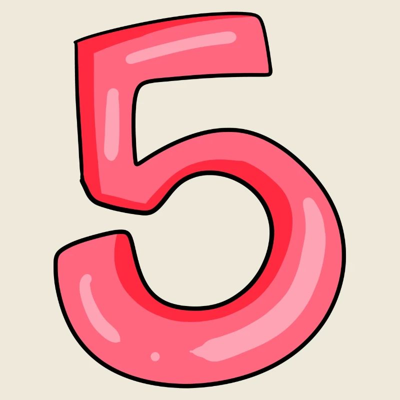 Number 5 Number