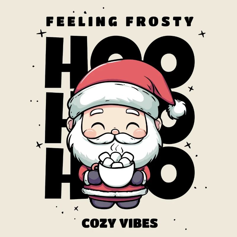 Weihnachten Pullover - Weihnachtsmann, Geschenk