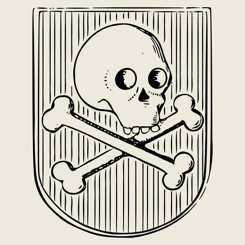 Schädel und Knochen