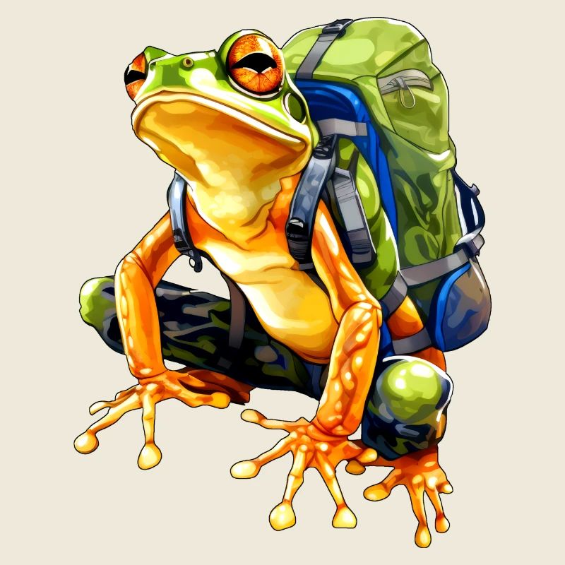 Grenouille Alpiniste / Grenouilles de randonnée