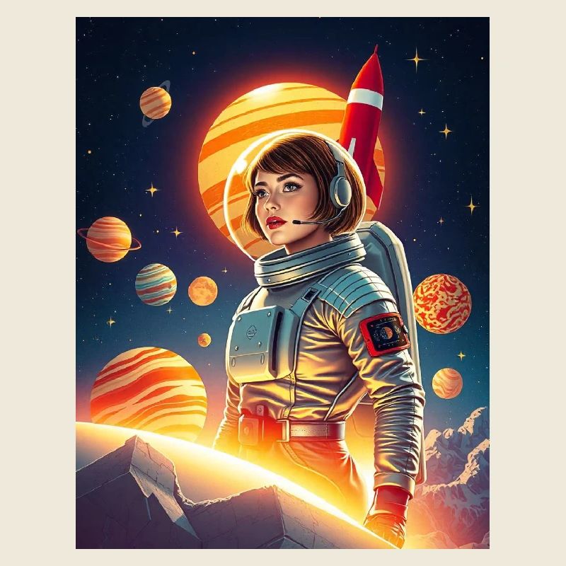 Astronaute dans l’espace