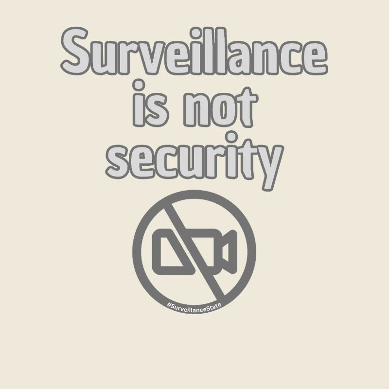 Surveillance Is Not Security Statement Motiv