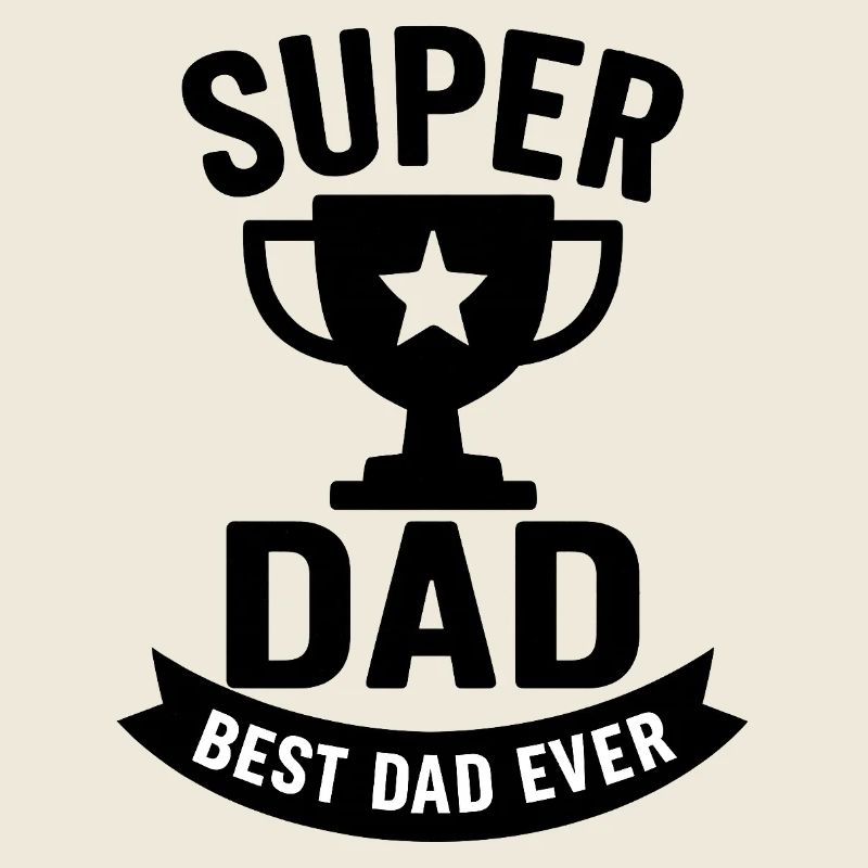 Super Dad Trophäendesign