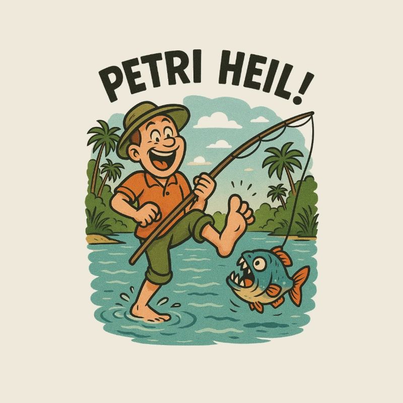 Petri Heil - oder der Piranha hängt am Zeh
