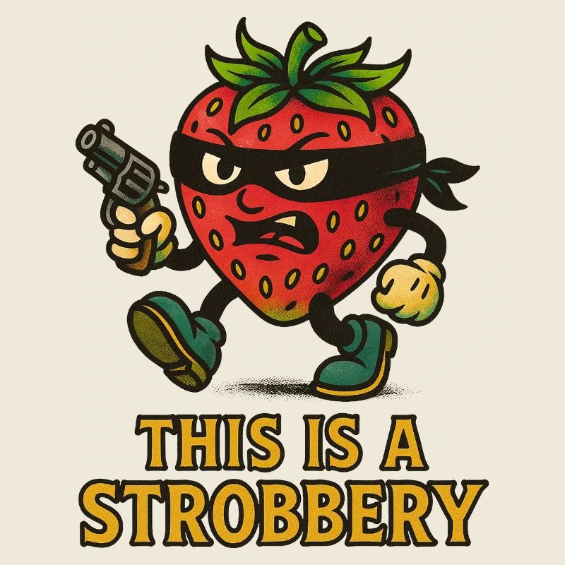 Strawberry Cartoon Design