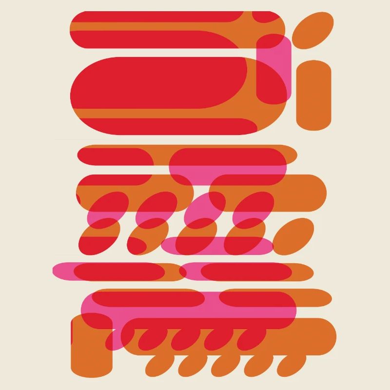 Formes graphiques abstraites dans le design techno