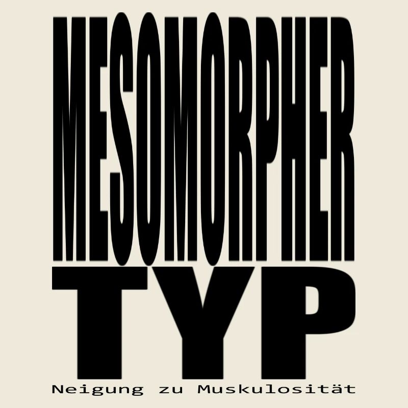 Mesomopher type Tendency to muscularity