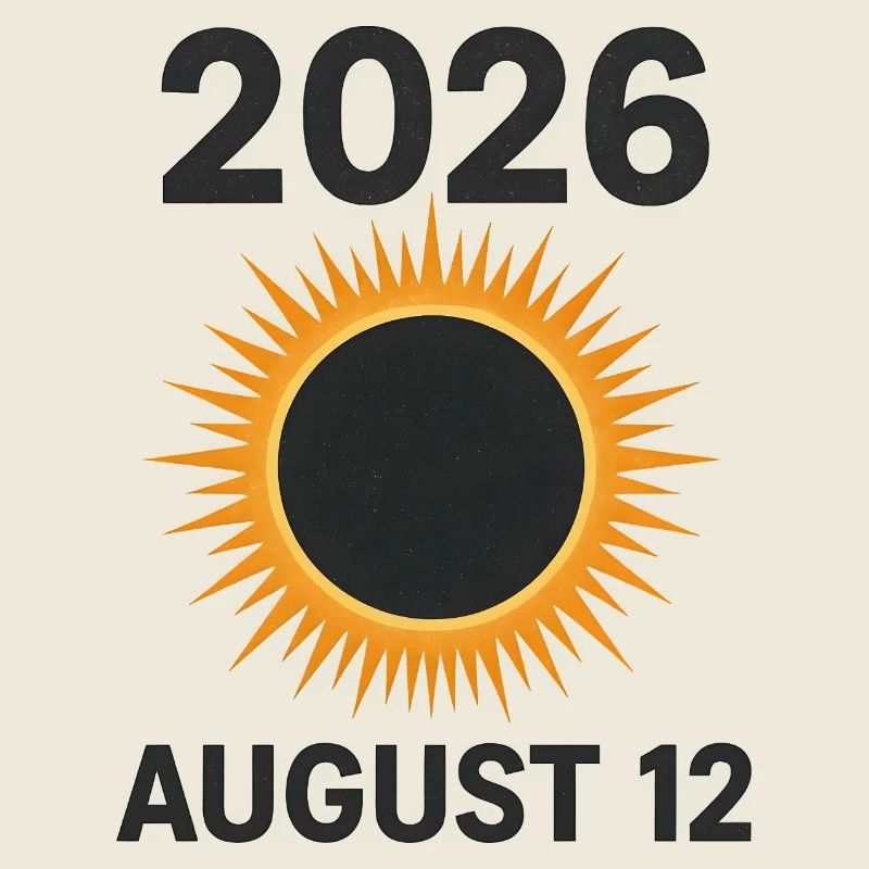 2026 August 12 - total solar eclipse