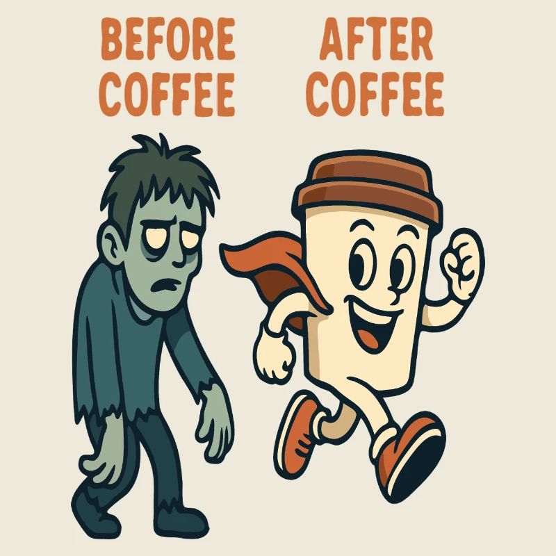Before Coffee After Coffee