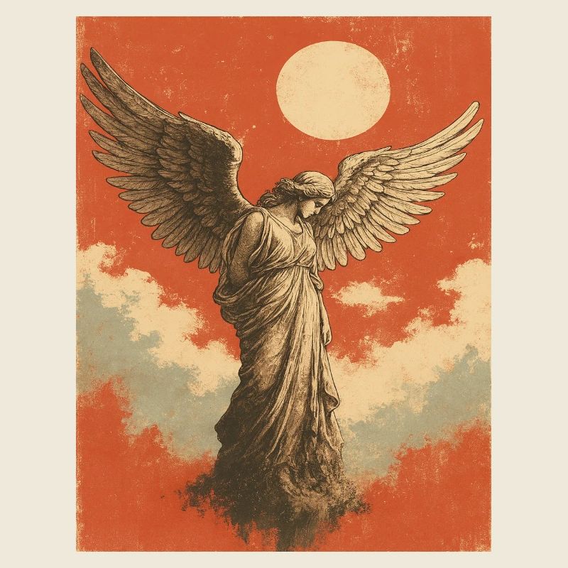 Ange avec Lune