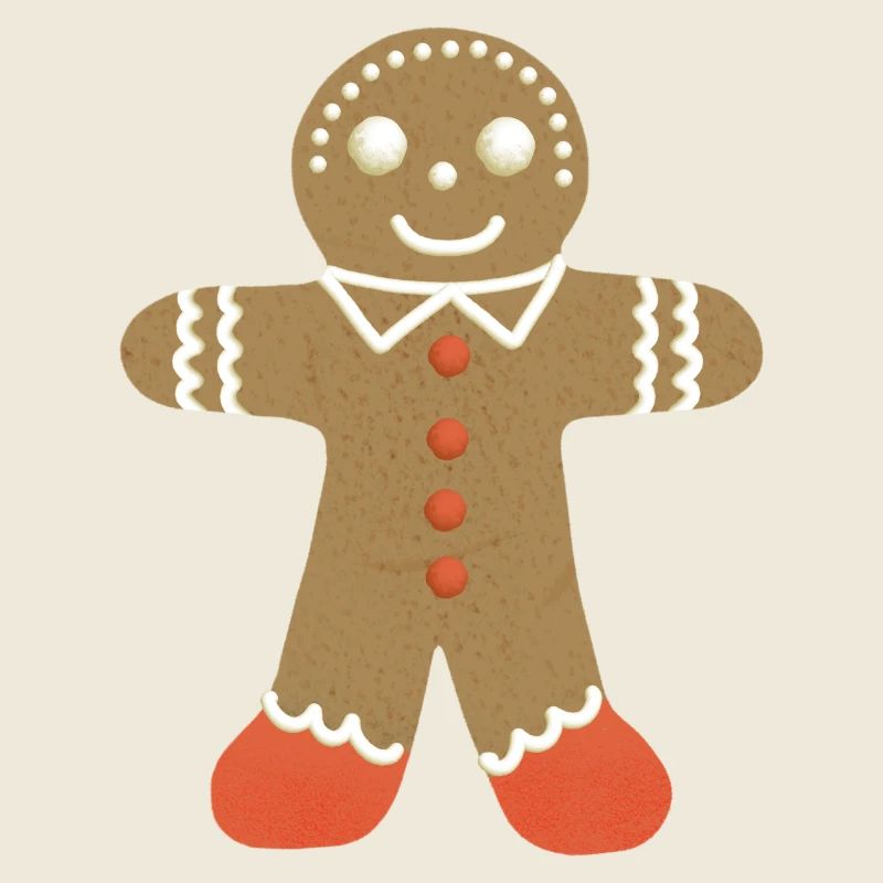 Gingerbread Man biscuit cookie 