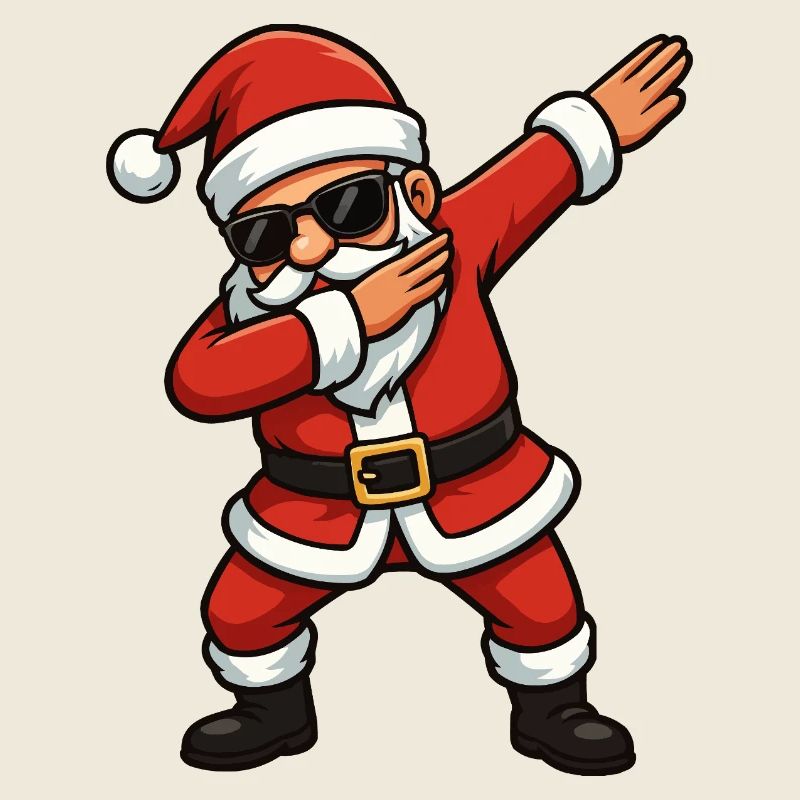 Weihnachtsmann Dab-Style