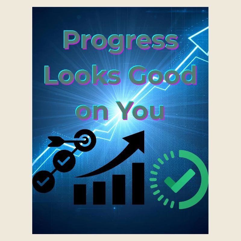 Fortschritt steht dir gut – Motivational Growth D