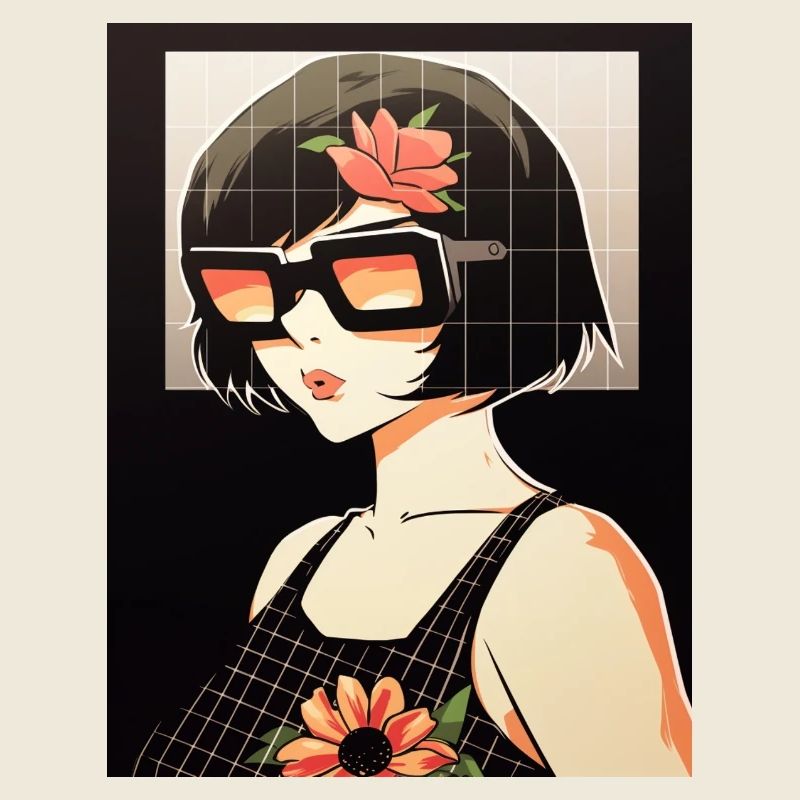 Retro Blossom Sunglasses Style