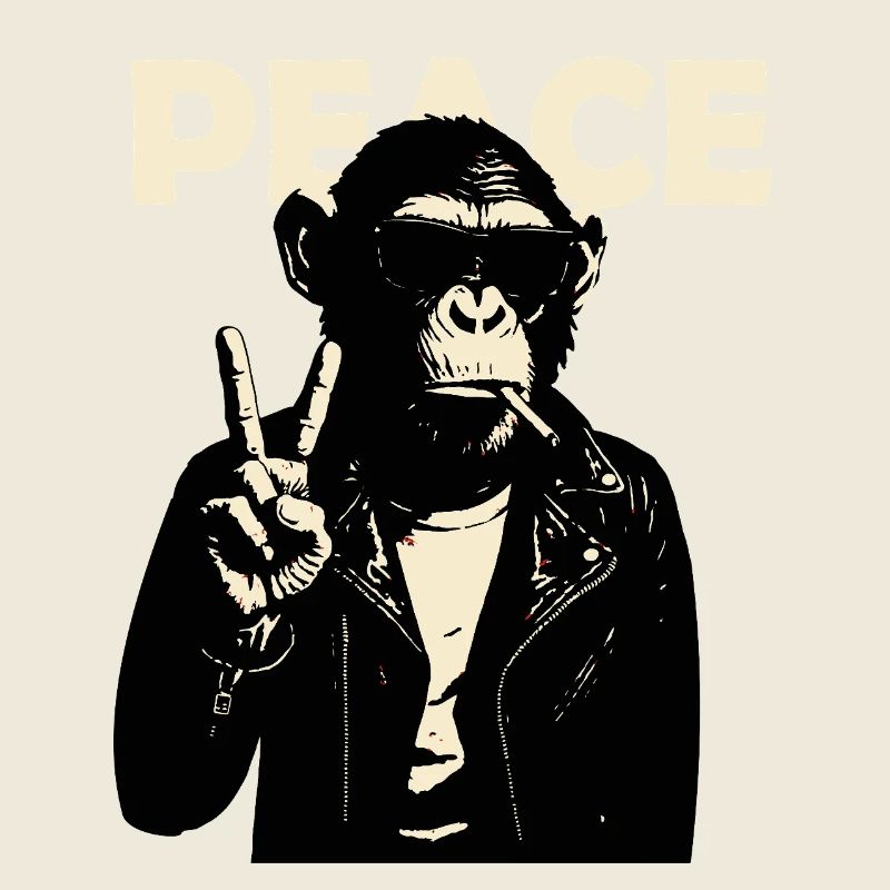 Peaceful Rebel Monkey