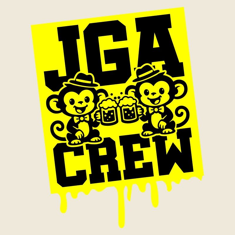 Jga Crew Junggesellen Affe