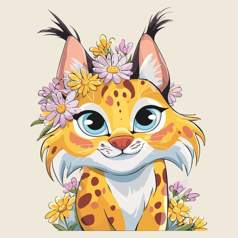 Floral Wreath Leopard Magic