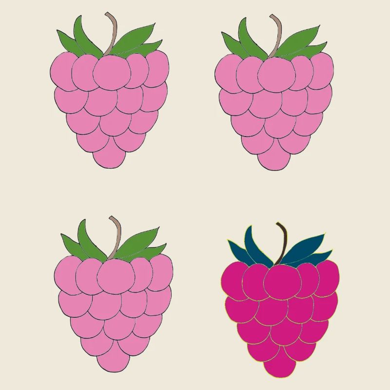 Pop Art Double Framboise