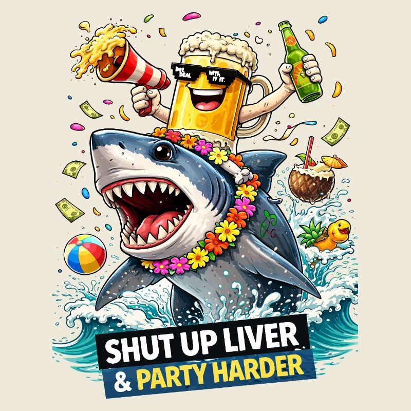 Fête du requin : Shut Up Liver Tee