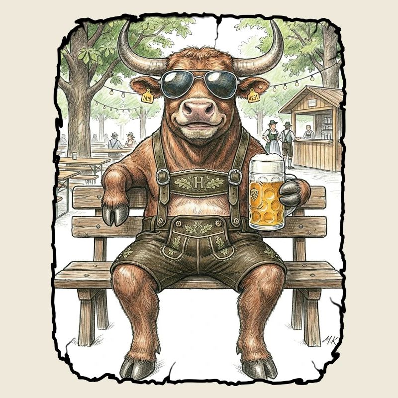Stier Bulle Biergarten