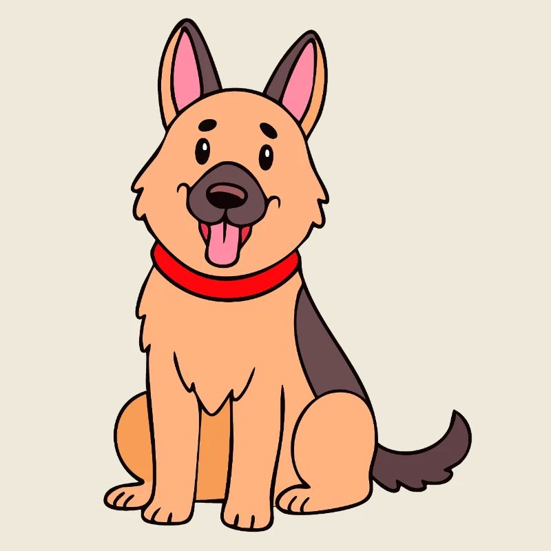 Cute German Shepherd (comic)