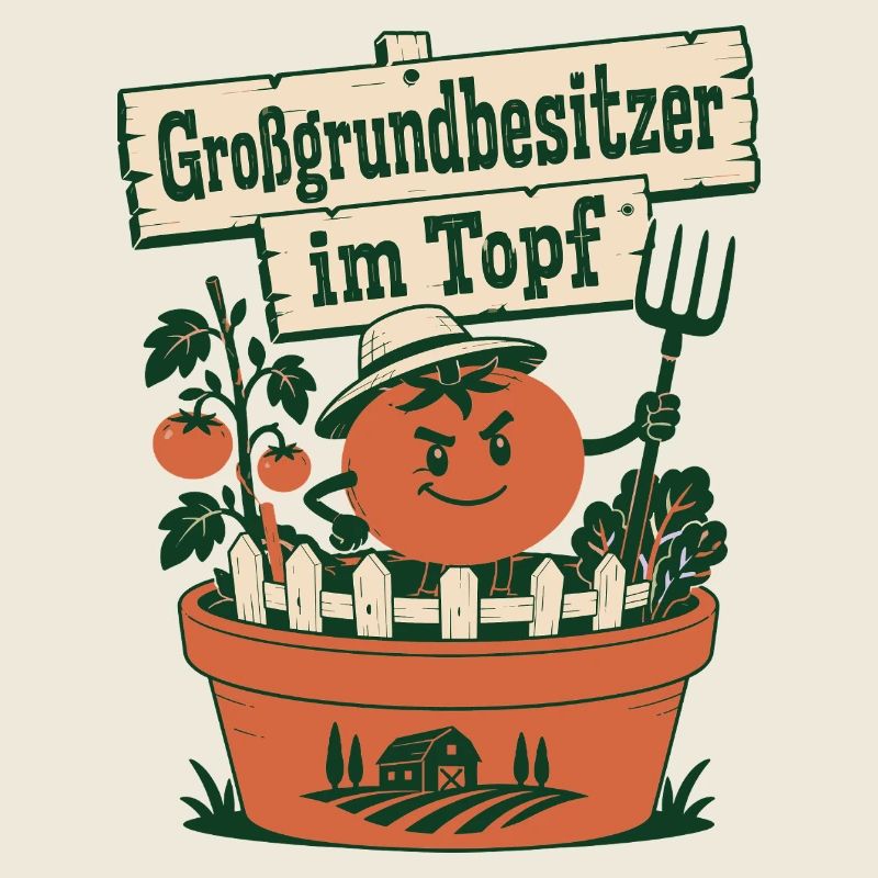 Großgrundbesitzer im Topf
