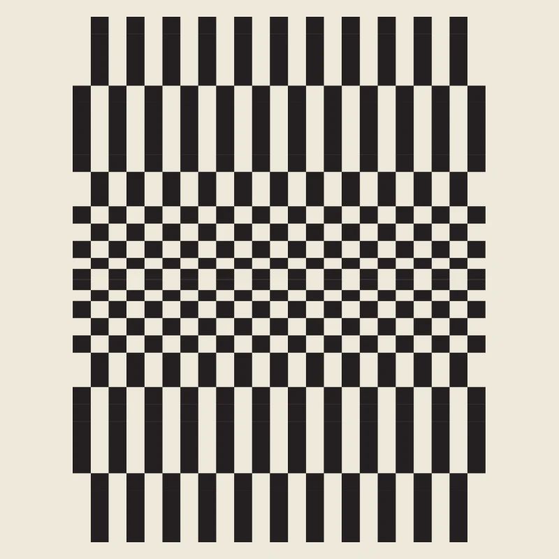 Geometric chessboard Grid Pattern
