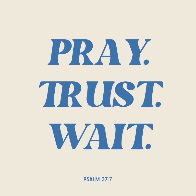 Praying Trust Waiting