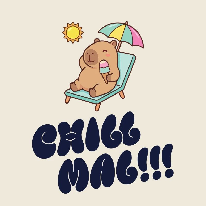 Un ours solaire sur la plage avec de la glace