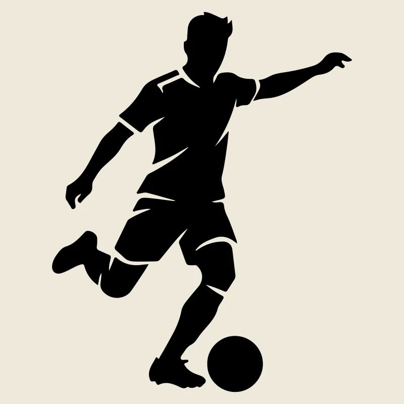 Soccer Player Silhouette Soccer Striker