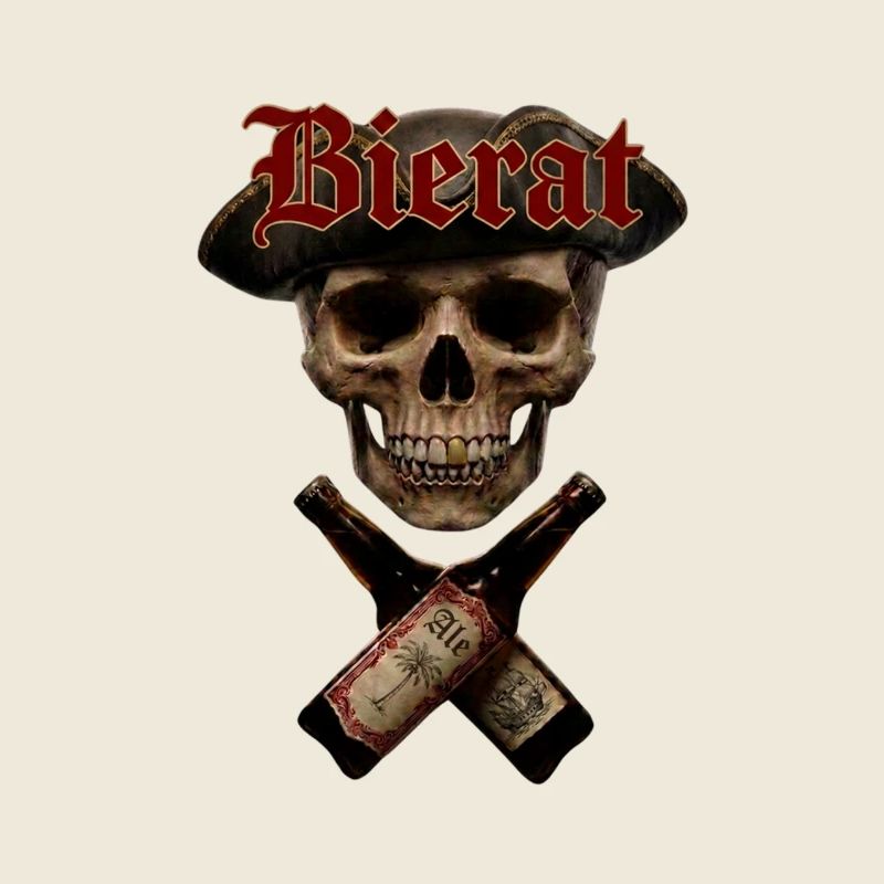 Bouteilles de bière Skull