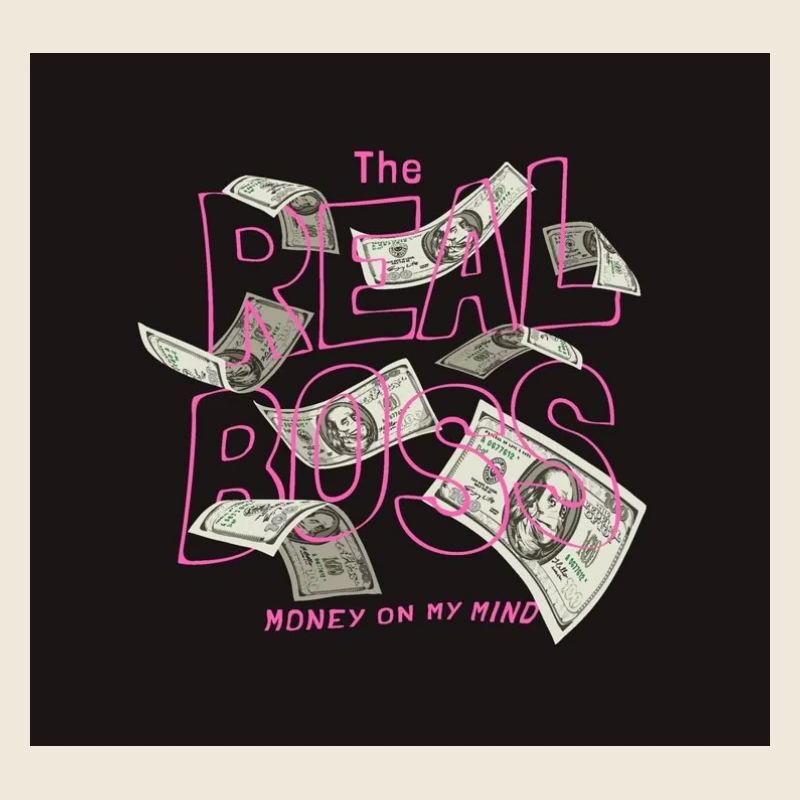 Neon Lines and Banknotes