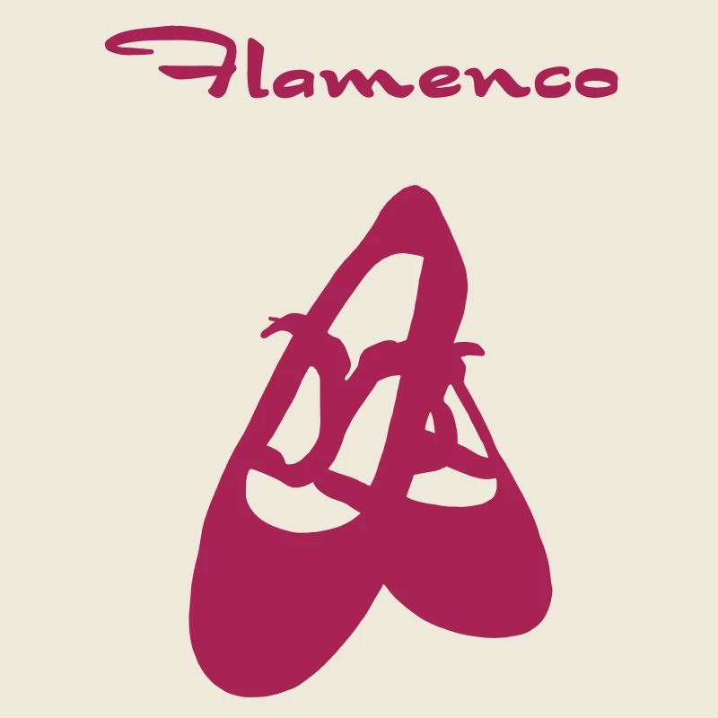 Flamencoschuhe mit Text